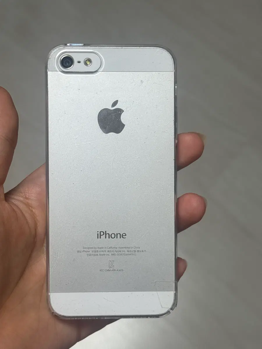 아이폰 5c 화이트