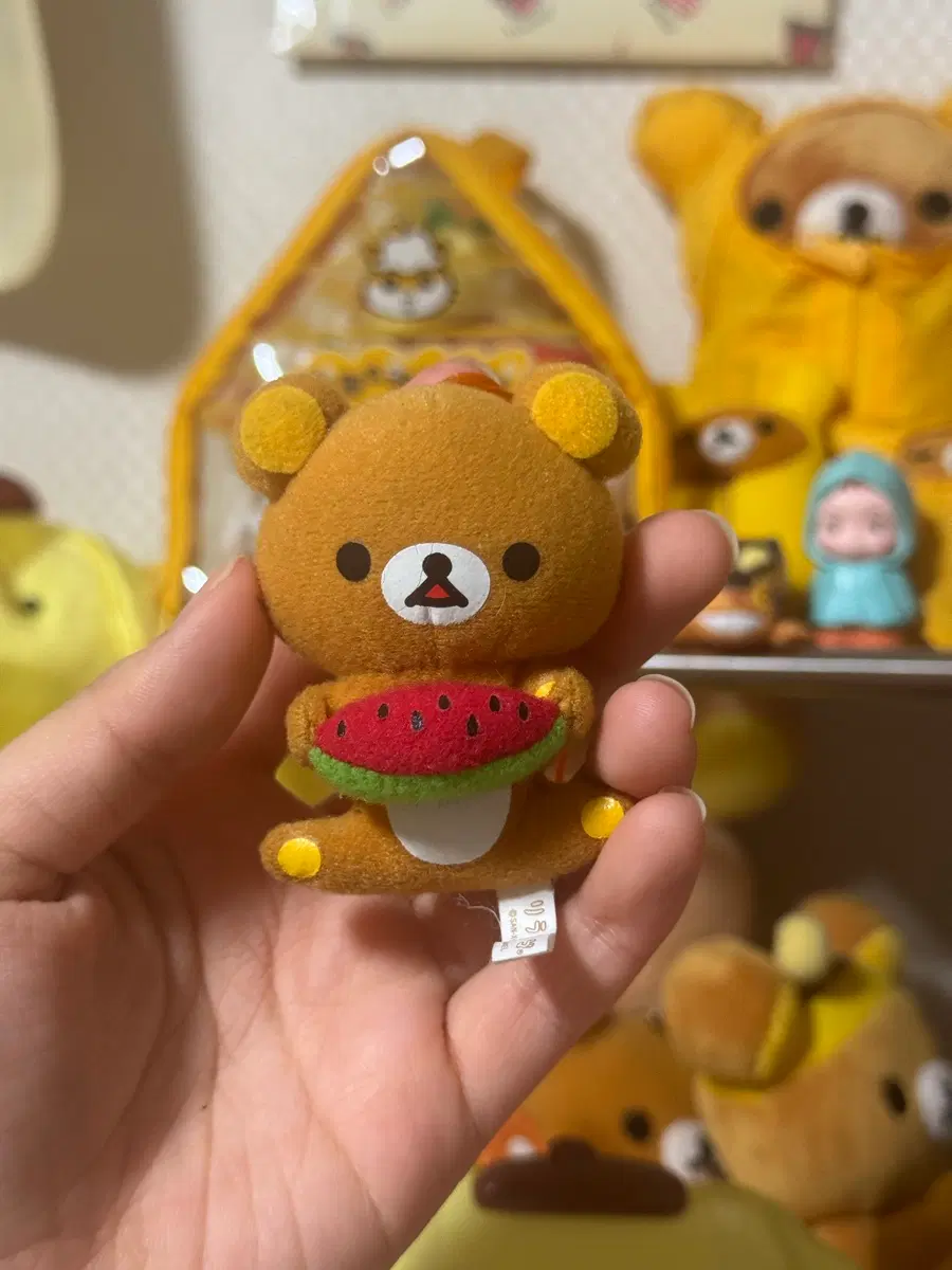 수박 리락쿠마 똥사이즈 인형