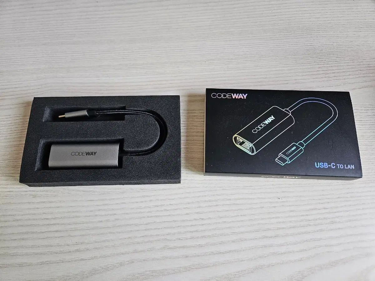 코드웨이 USB-C 유선랜카드