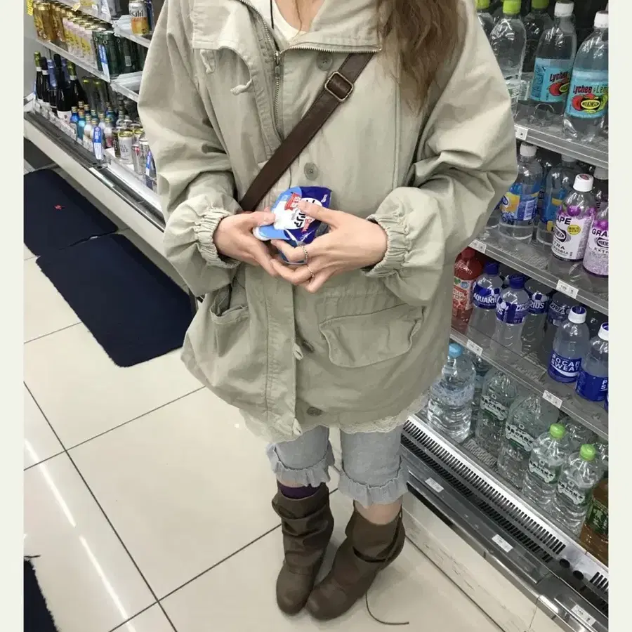 시즐 시로 데일리 자켓 야상 카키