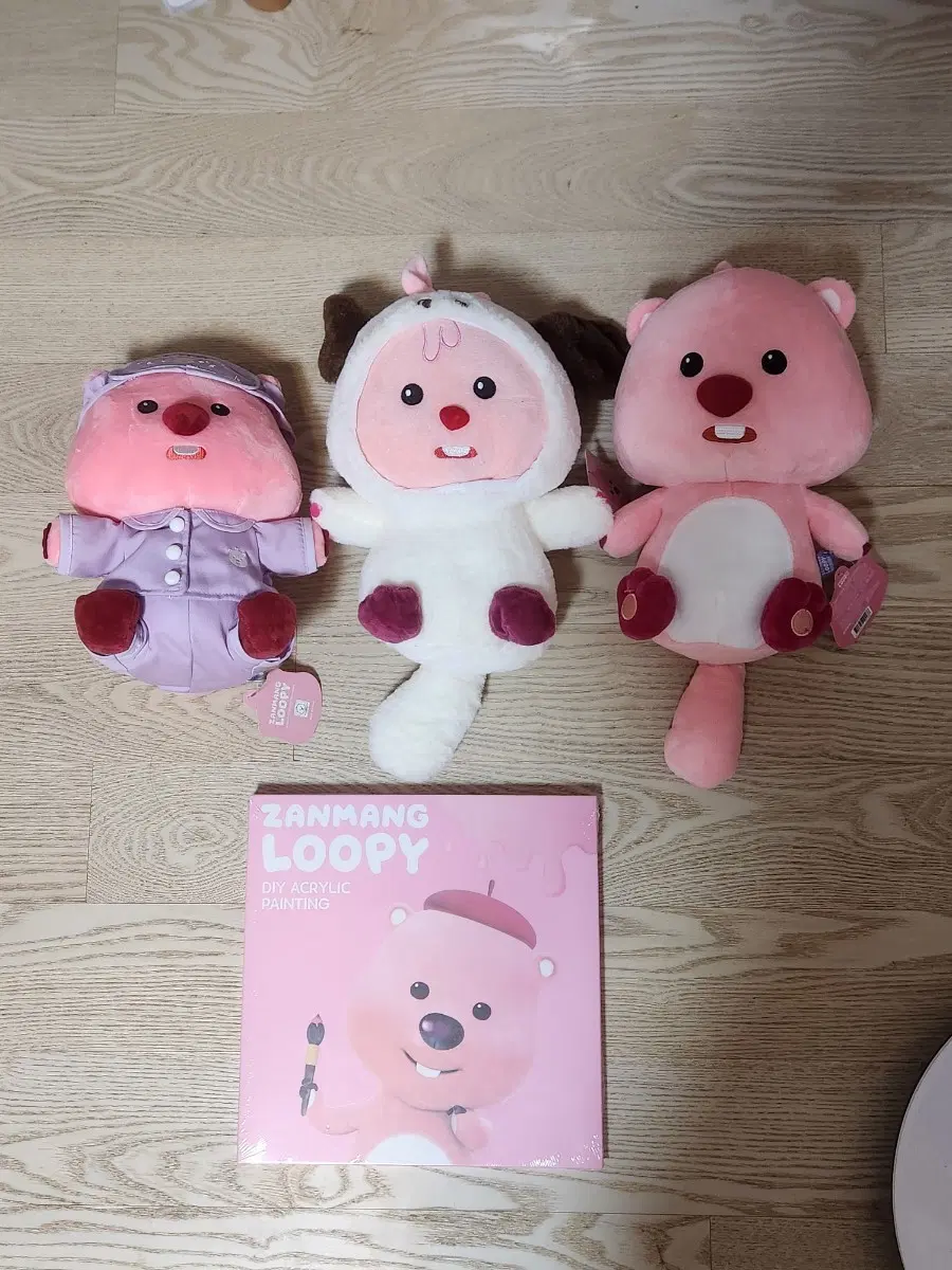 잔망루피 인형, DIY 아크릴 페인팅