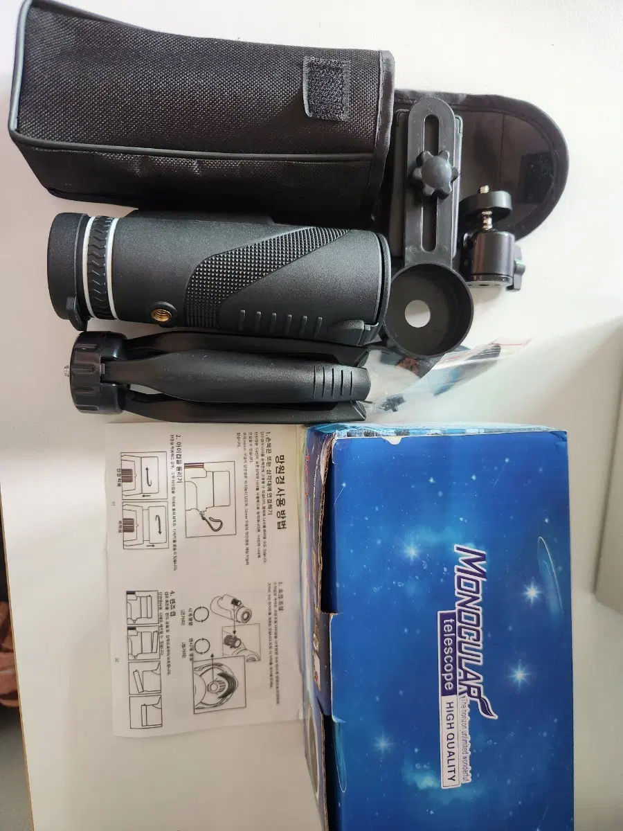 모노포드 망원경 세트