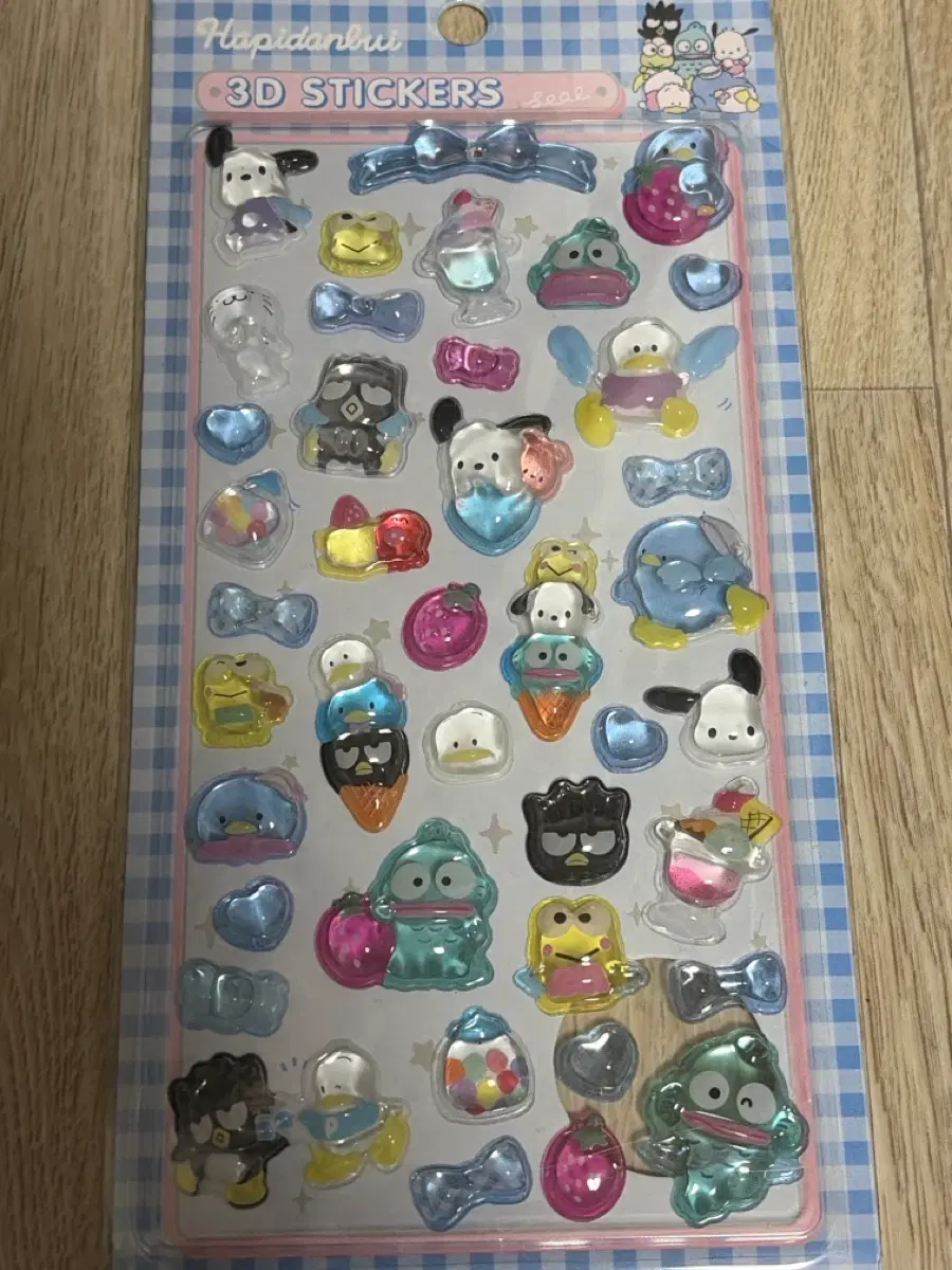 해피단브이 산리오 봉봉스티커 3D입체스티커 봉봉드롭