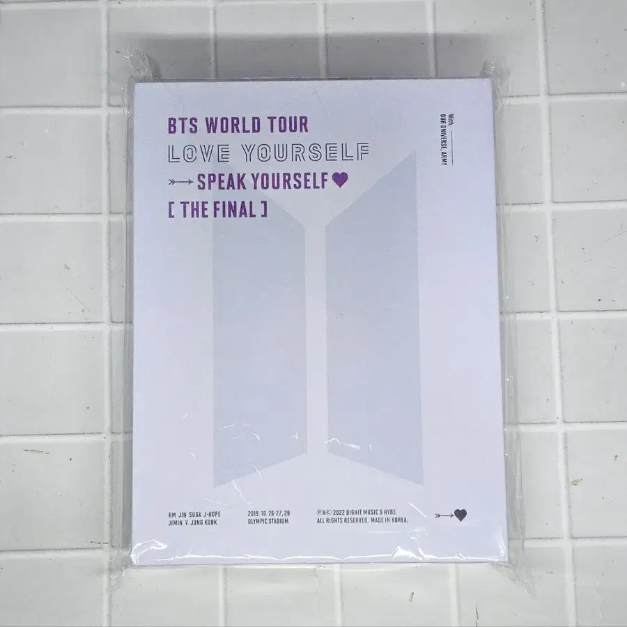 방탄소년단 BTS LYS SYS THE FINAL DVD 미개봉