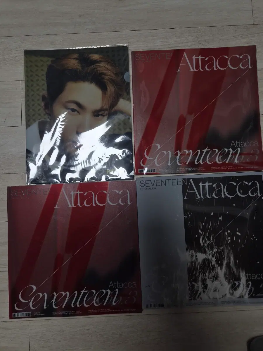 [일괄판매]세븐틴 Attacca 앨범 포토 워터마크