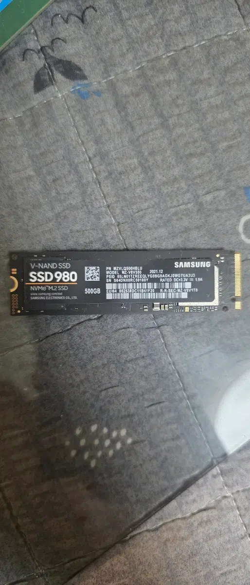 삼성전자 SSD 980 M.2 NVMe 500GB