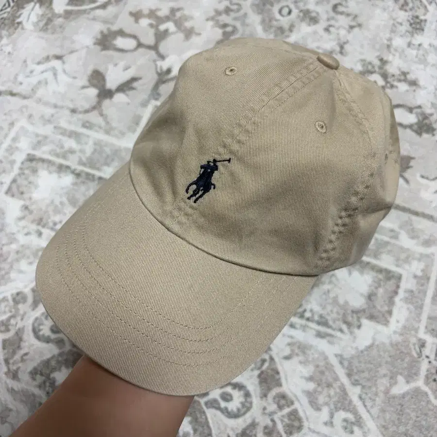 폴로 랄프로렌 신형탭 볼캡 모자 베이지