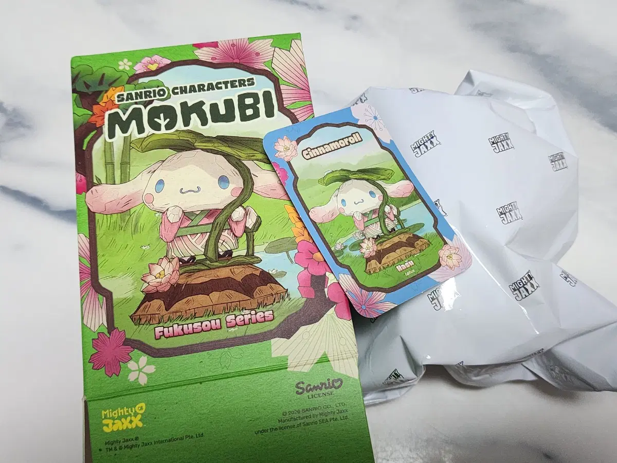 산리오 모쿠비 복의상 피규어 시리즈 시나모롤