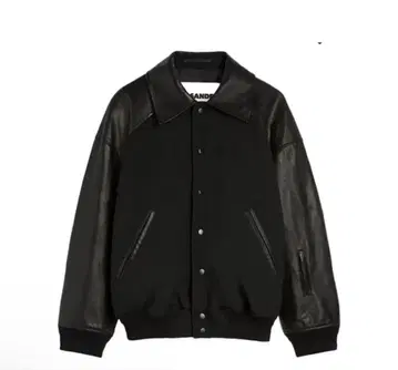 jil sander 25ss 가죽 바시티 자켓