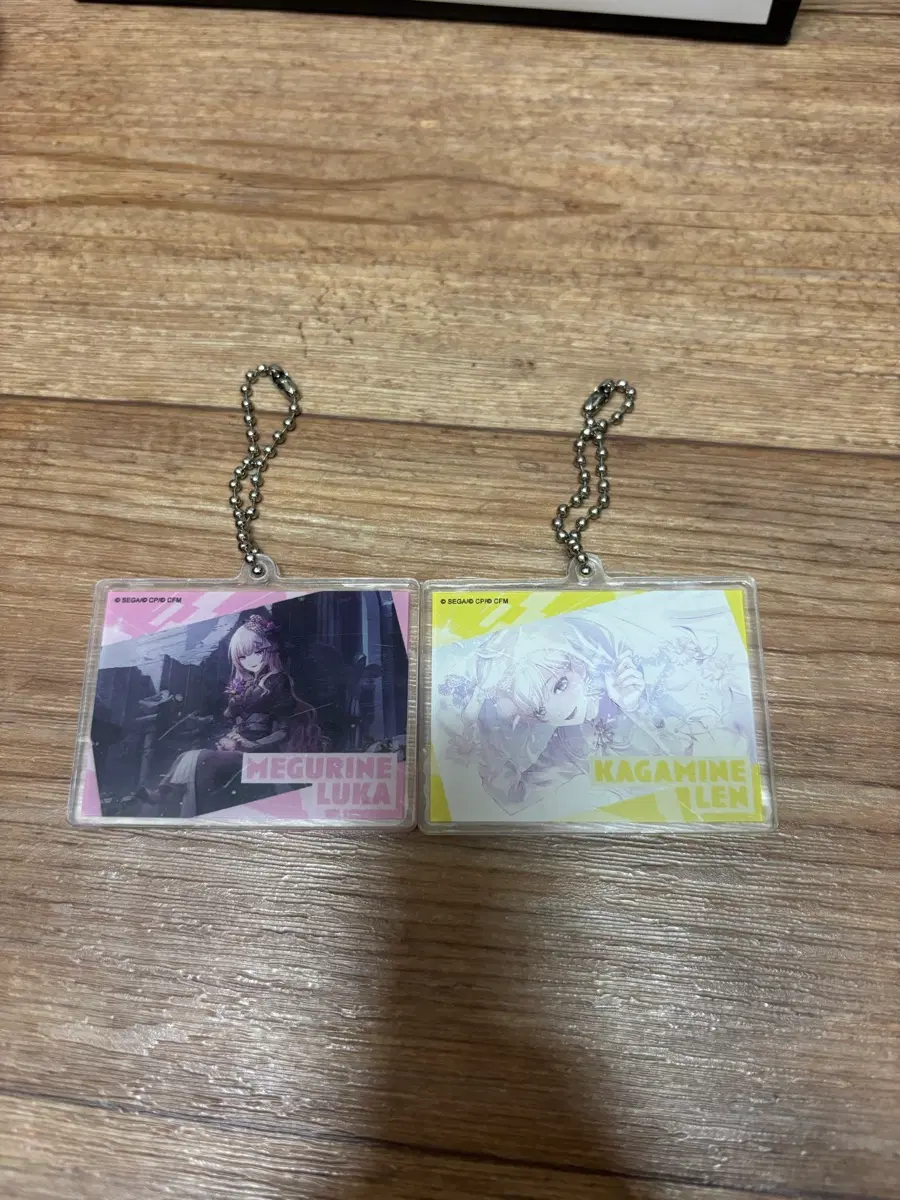 프세카 카가미네 린 메구리네 루카 아크릴 키링