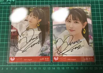 이코러브 생사진 친필 야마모토 안나 Oh!Darling 세미콘 코멘트 있음