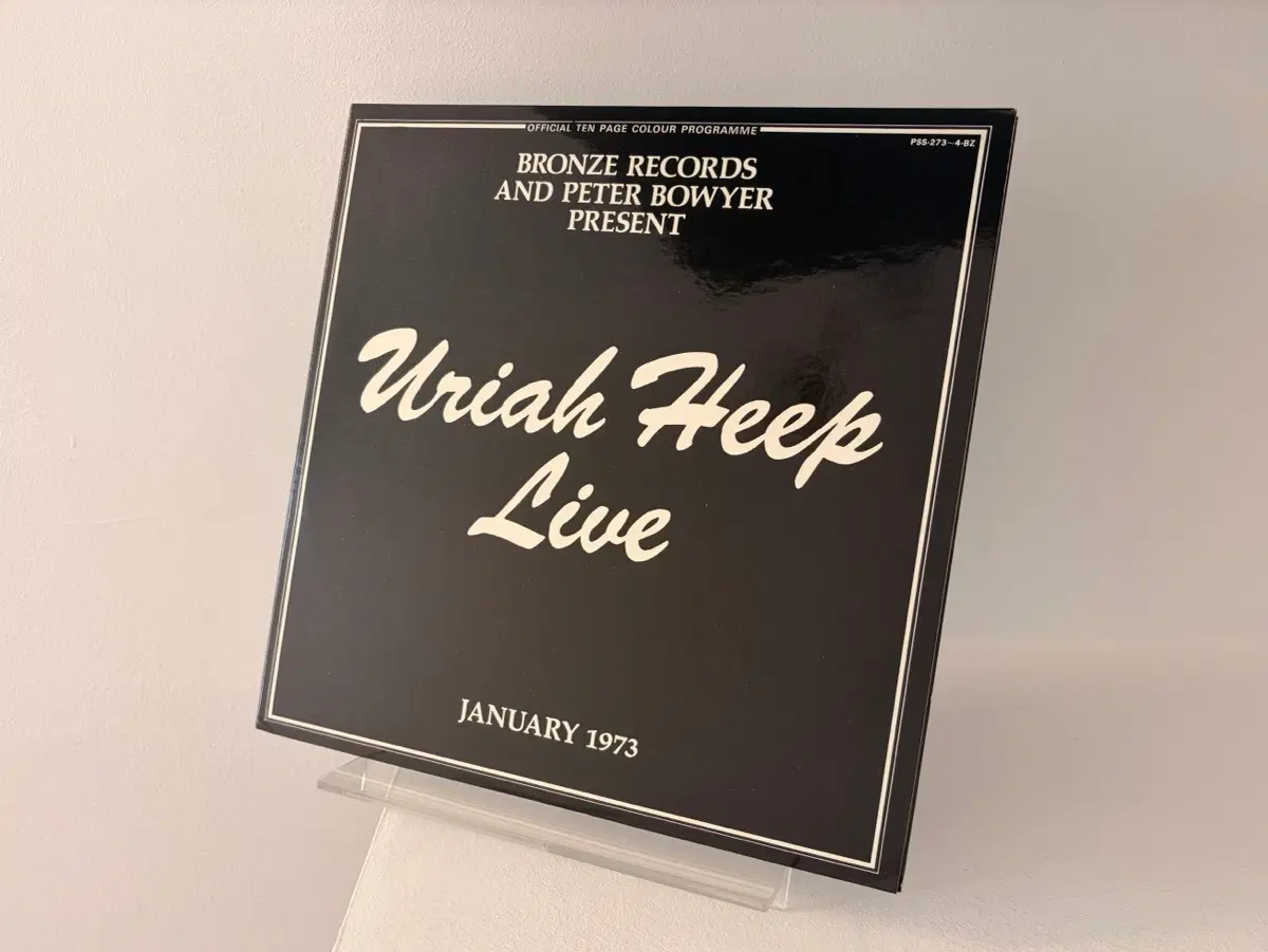 유라이어 힙 라이브 2LP 레코드 Uriah Heep Live