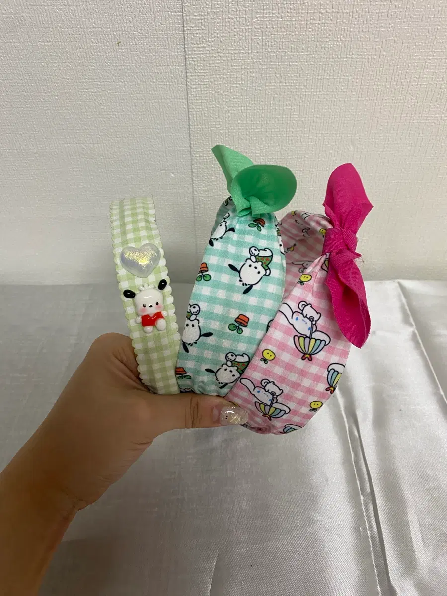 산리오 포차코 시나모롤 머리띠