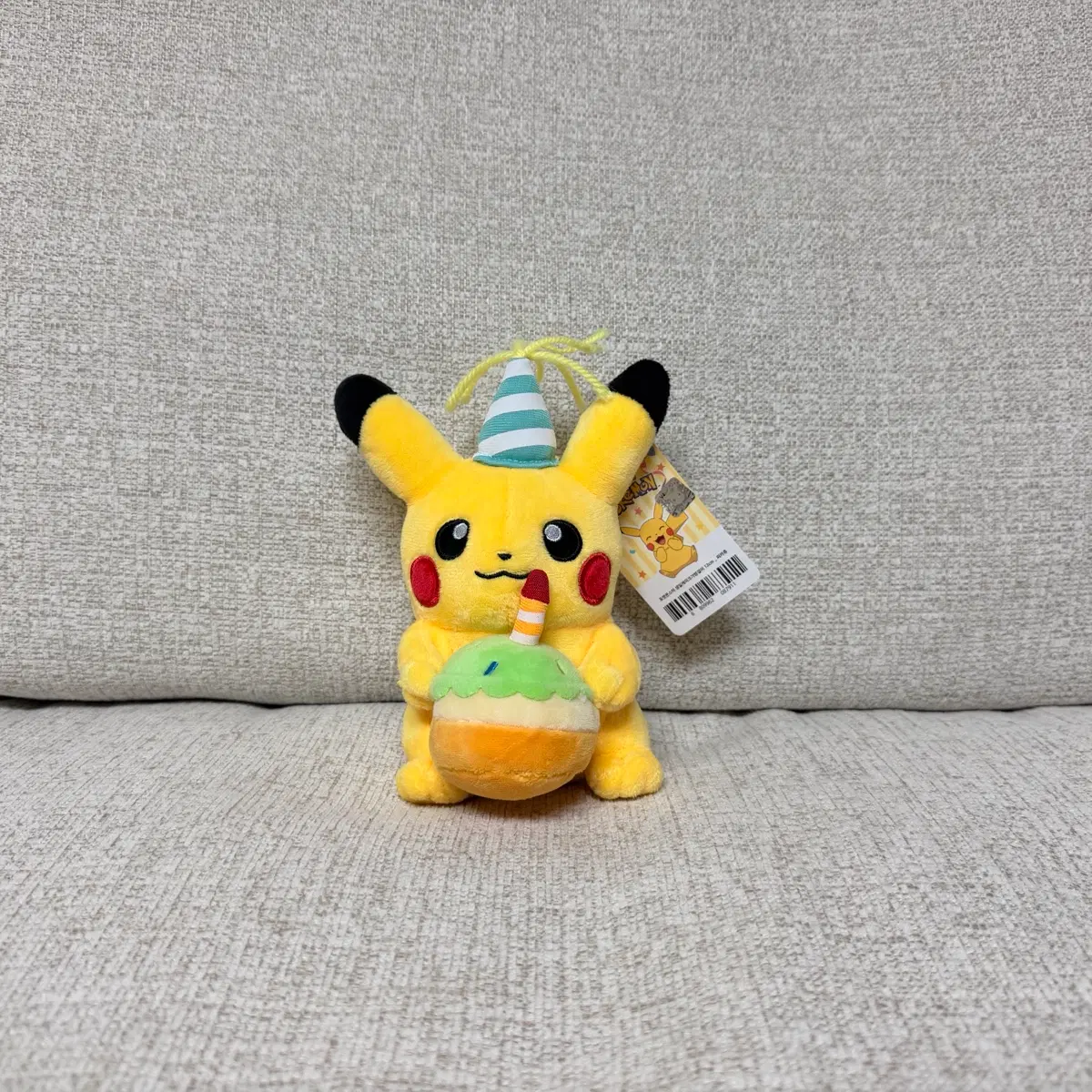 정품 포켓몬스터 생일케이크 12cm 키링 인형 가방고리 가방걸이