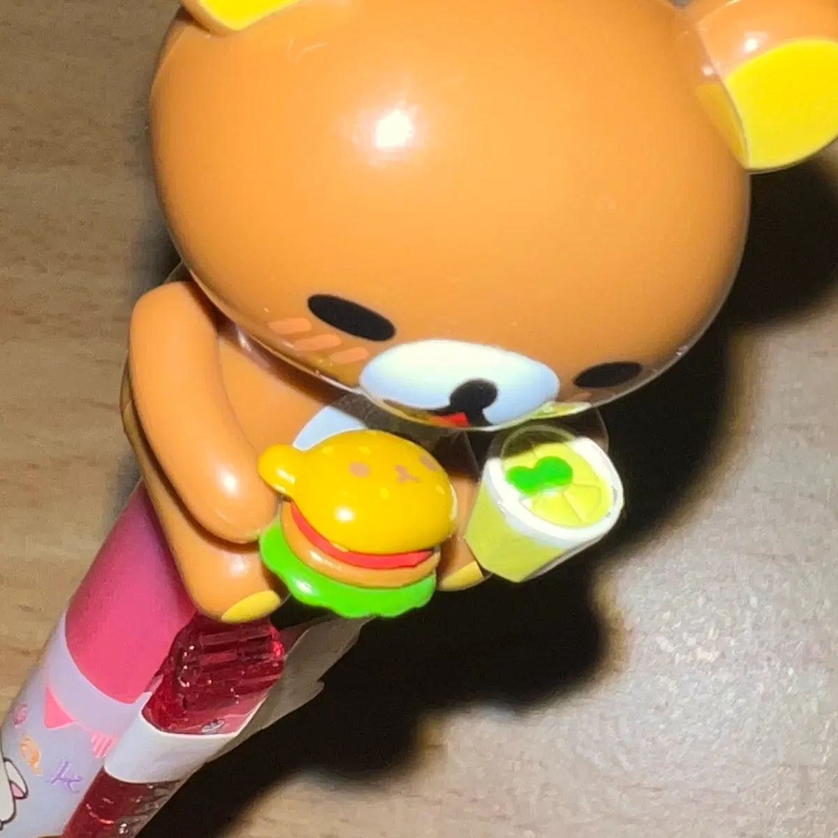 리락쿠마 햄버거 액션 피규어 볼펜 판매