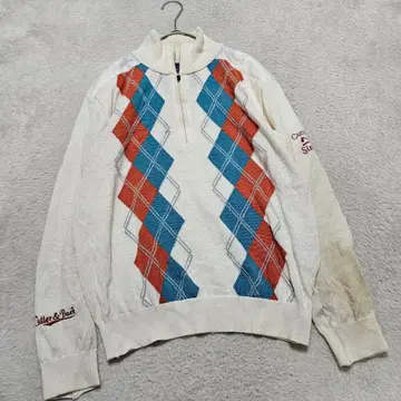 CUTTER&BUCK 하프 지퍼 니트 [ M ] 골프 데상트