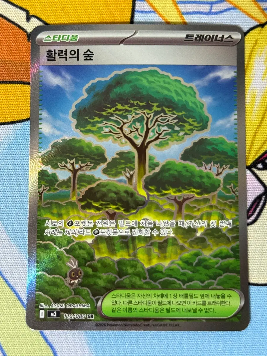 포켓몬 카드 스타디움 활력의 숲 SR