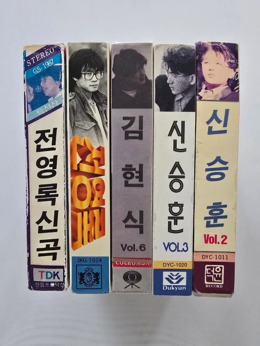 75 전영록, 김현식, 신승훈 카세트테이프 총 5개 일괄판매