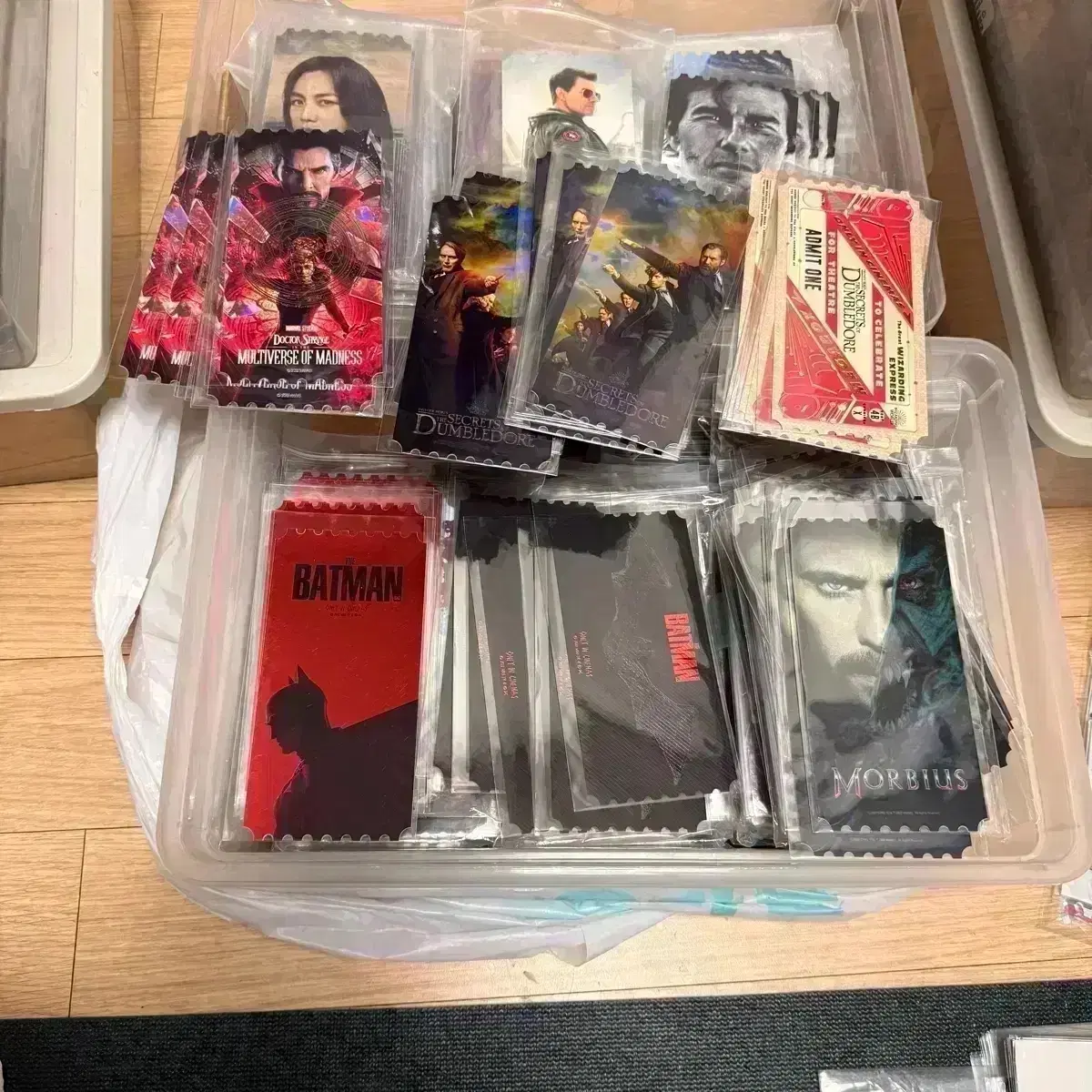 더배트맨 오리지널티켓 닥터스트레인지2 모비우스 신비한동물들과 덤블도어의비밀 오티 신동덤 로버트패틴슨