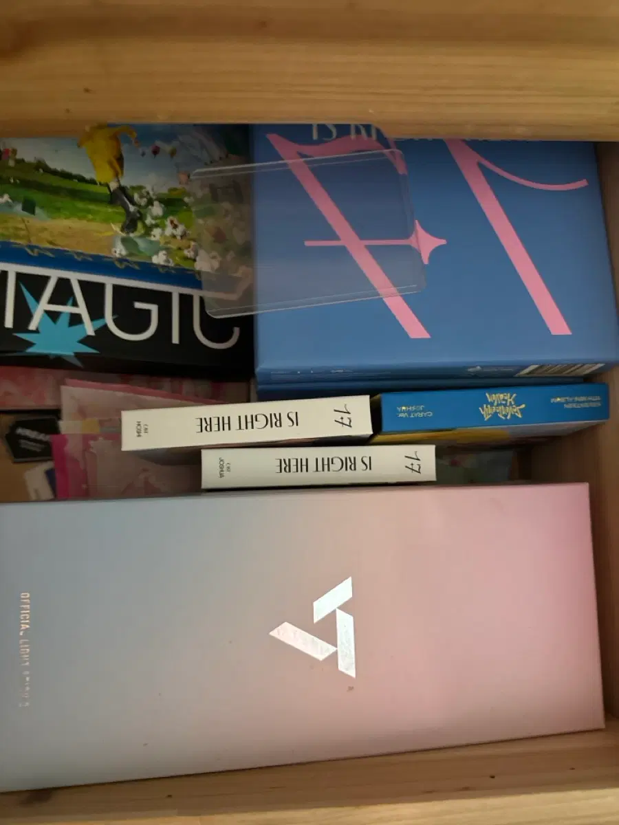 세븐틴 공식 응원봉 캐럿봉 / 앨범 / 포카 일괄