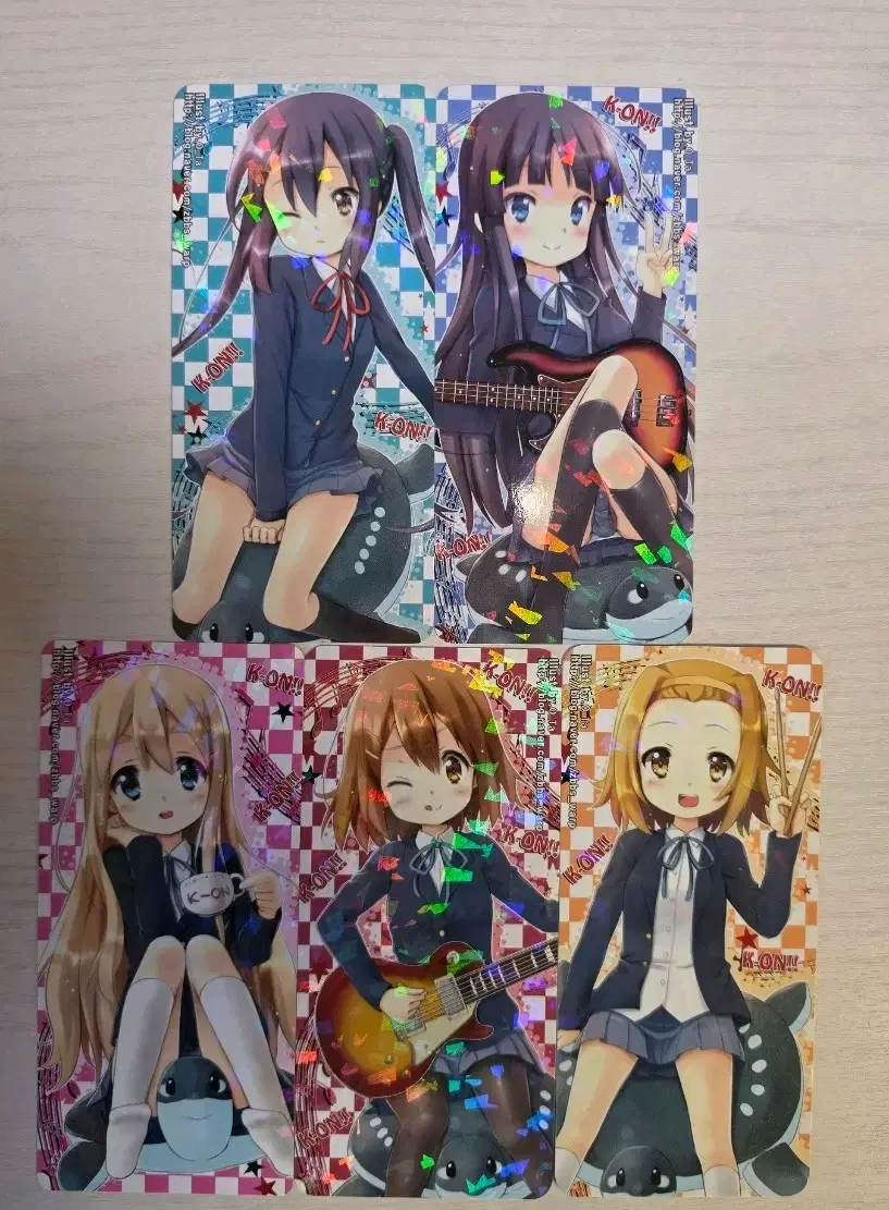 케이온 K-ON! 스파클 홀로그램 포토카드 일괄/개별 판매