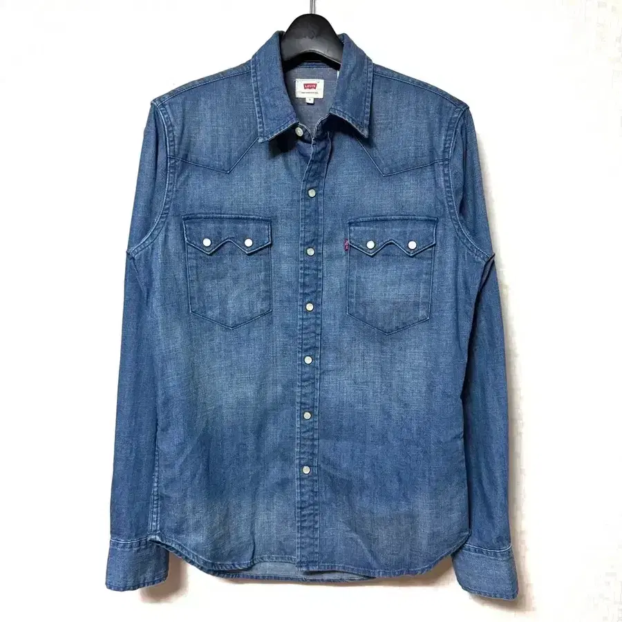 [S,90]리바이스 웨스턴 데님 셔츠 청남방 levis