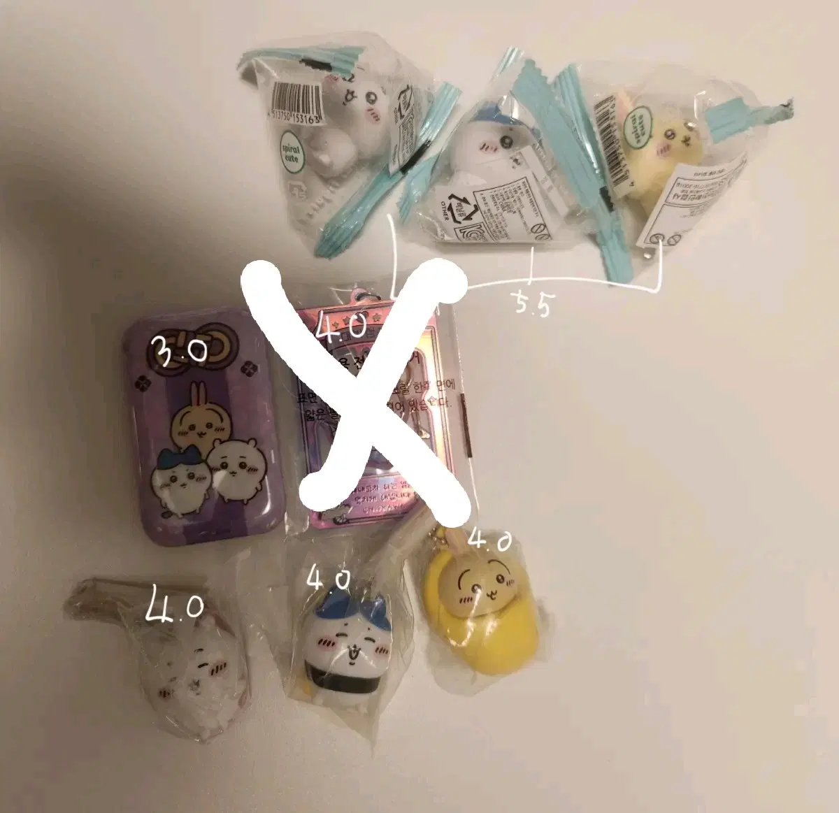 개별판매, 세트판매 교환) 먼작귀 치이카와 가챠 우사기 하치와레 구해요)카니