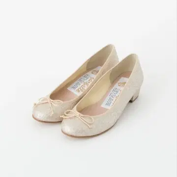 farfalle 발레 슈즈 3cm 힐 골드 35