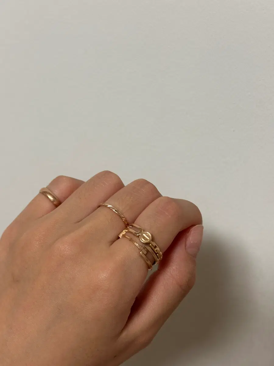 18k 금반지