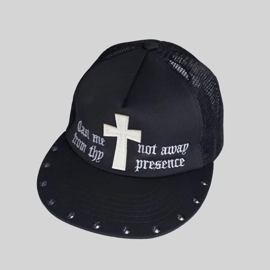 스컬프터 Cross Mesh Cap Black