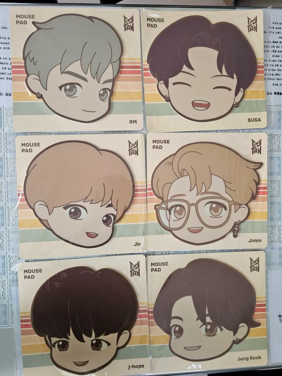 BTS 마우스패드