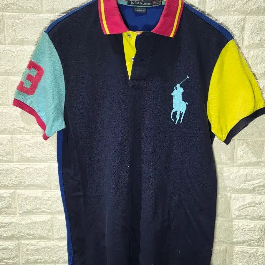 폴로 랄프 로렌(Polo Ralph Lauren)빅 포니 멀티 컬러 블록 카라티