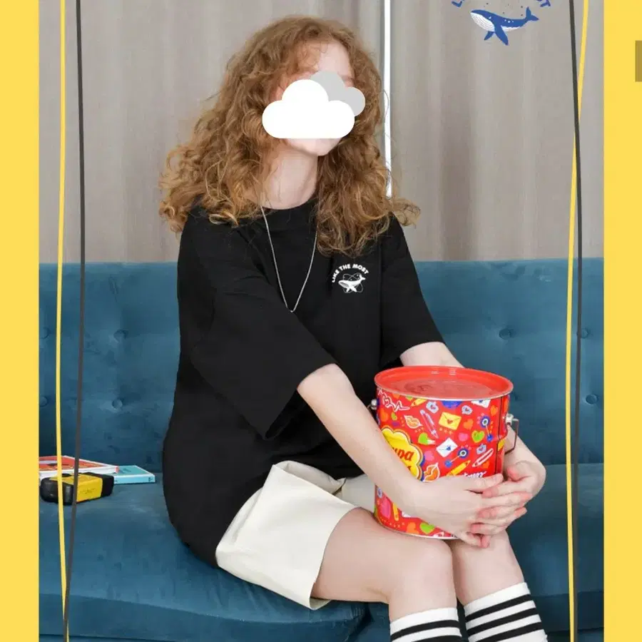 라이크더모스트 세미오버핏 반팔티 블랙! 남자티 여자티 반소매 레이어드티 긴팔티