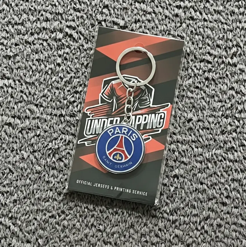 [ACC] 파리생제르망 PSG 로고 메탈 엠블럼 키체인 키링 열쇠고리