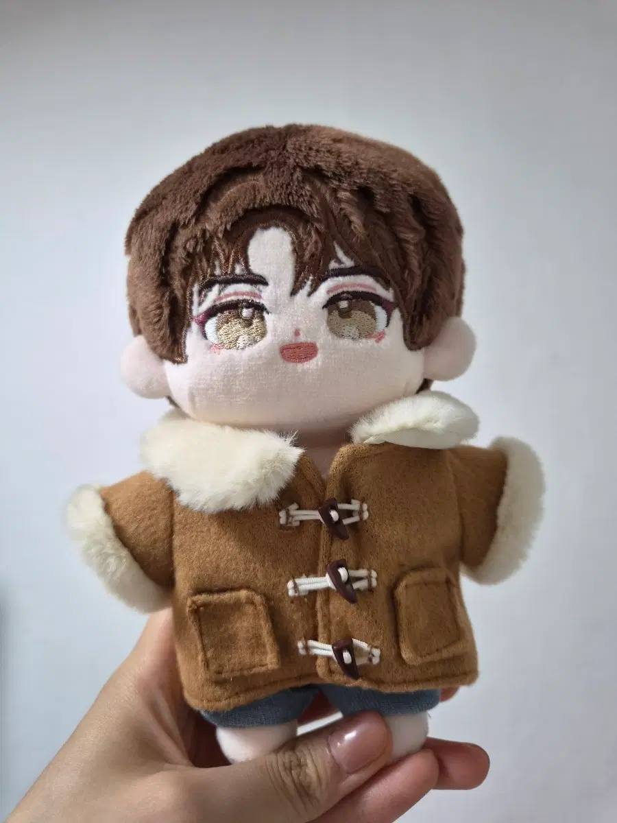 떡볶이 코트+청바지 세트 15cm 인형 옷