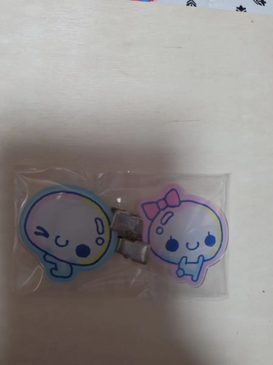 푸쿠푸쿠 아와와짱 머리핀 셋트 정품