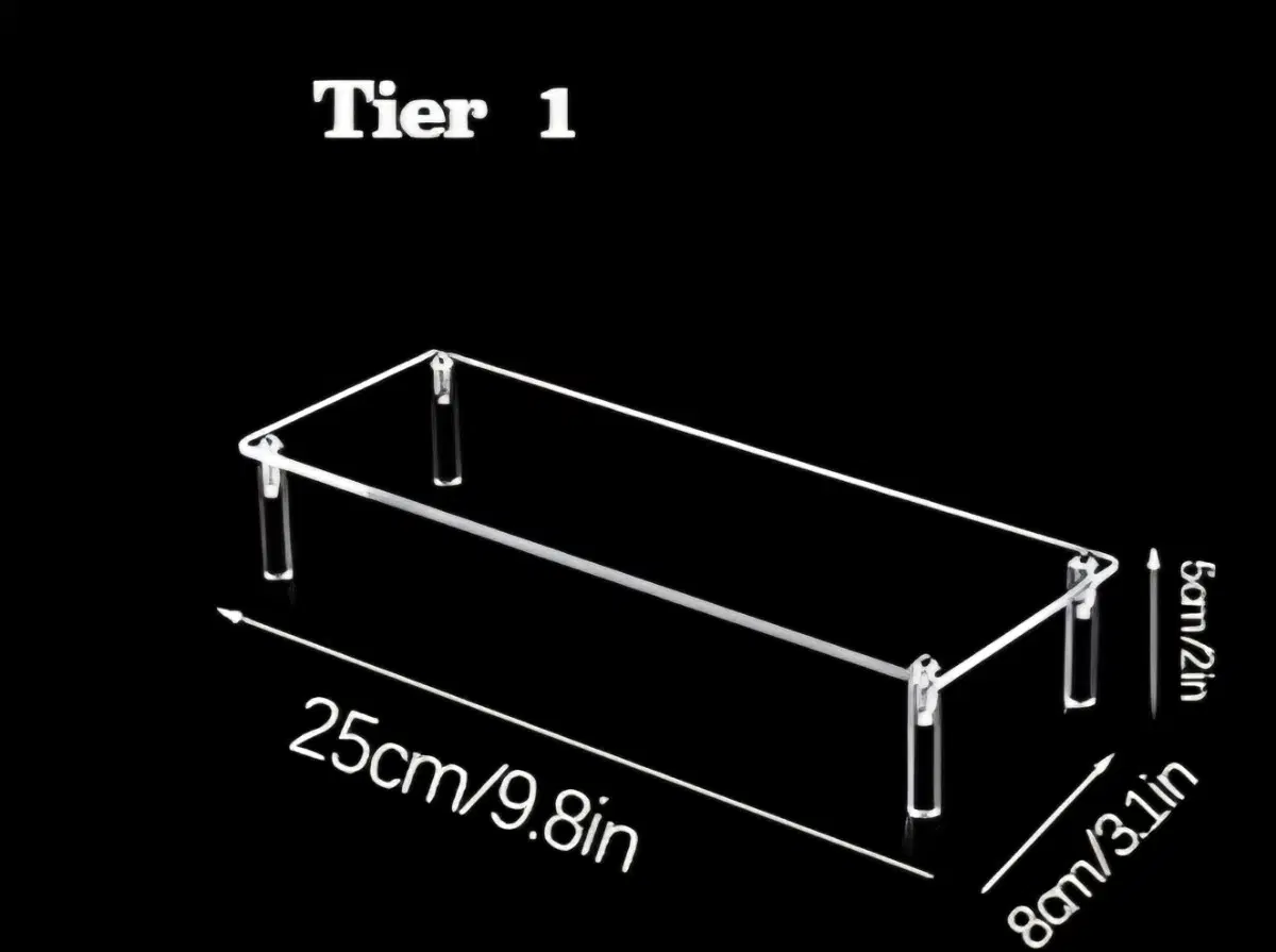25cm 1단 아크릴계단