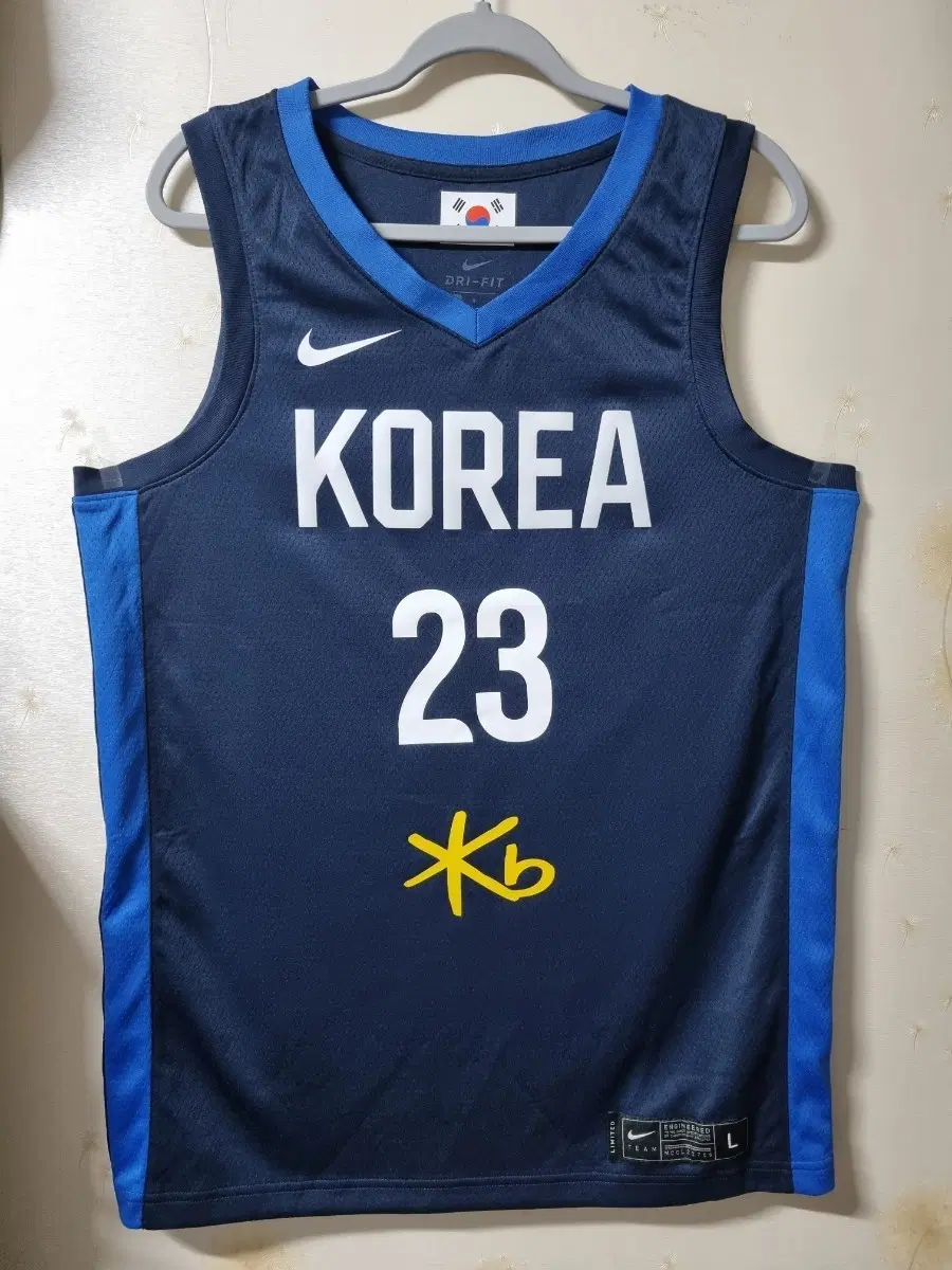 나이키농구국대 전성현 유니폼