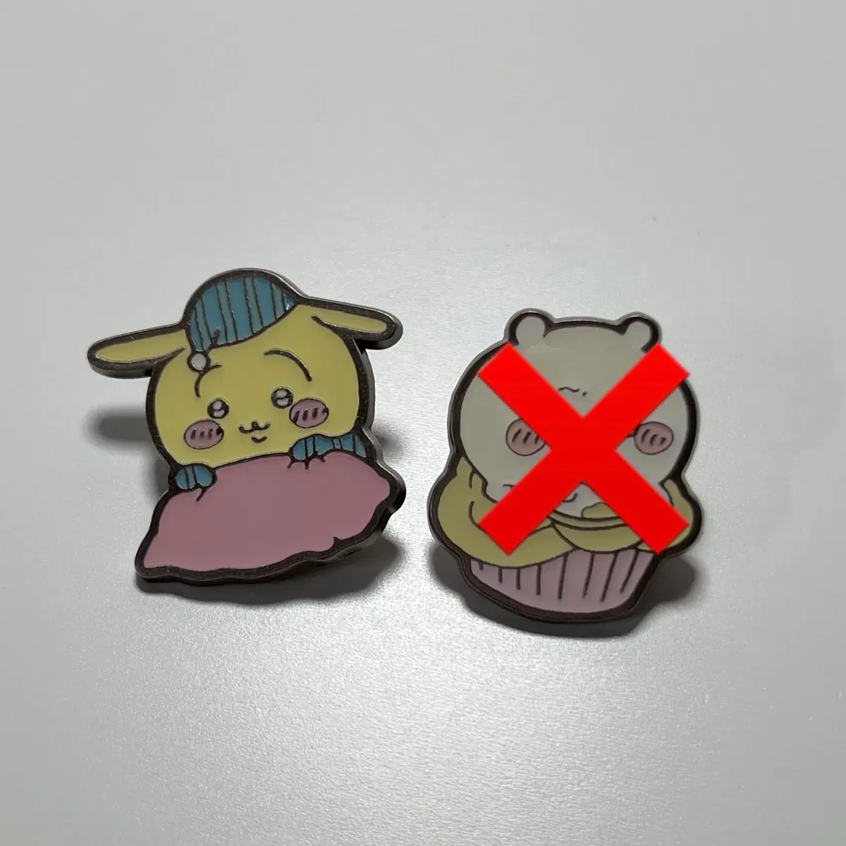 치이카와 핀즈 컬렉션2 우사기 뱃지 파자마