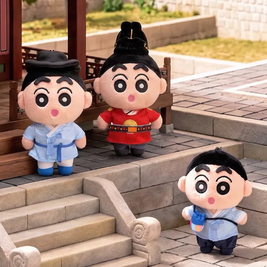짱구 조선시대 한복 시리즈 인형 키링 짱구는 못말려