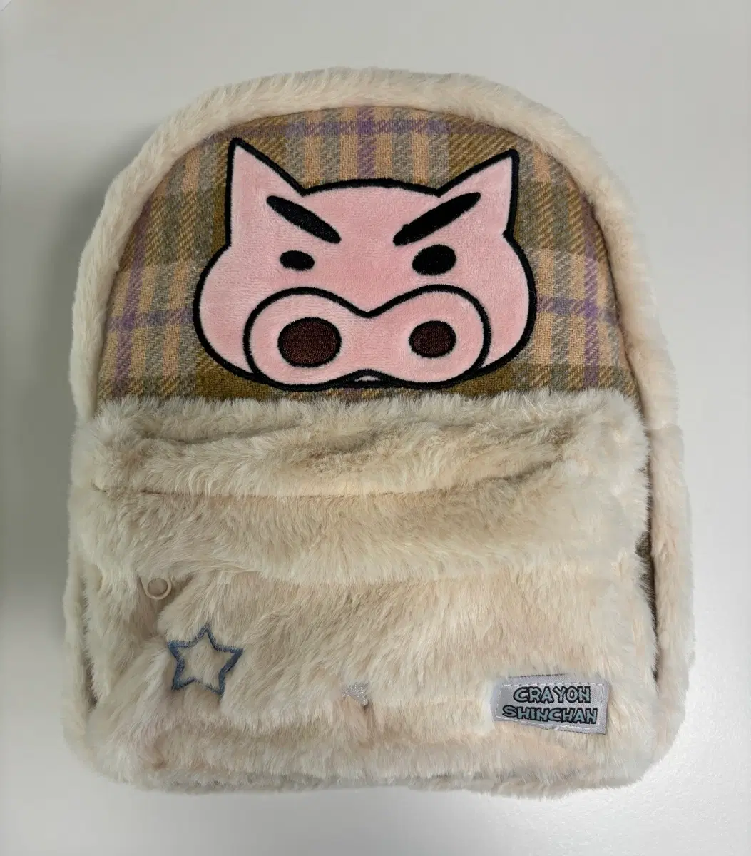짱구는못말려 짱구 캐릭터 털 백팩
