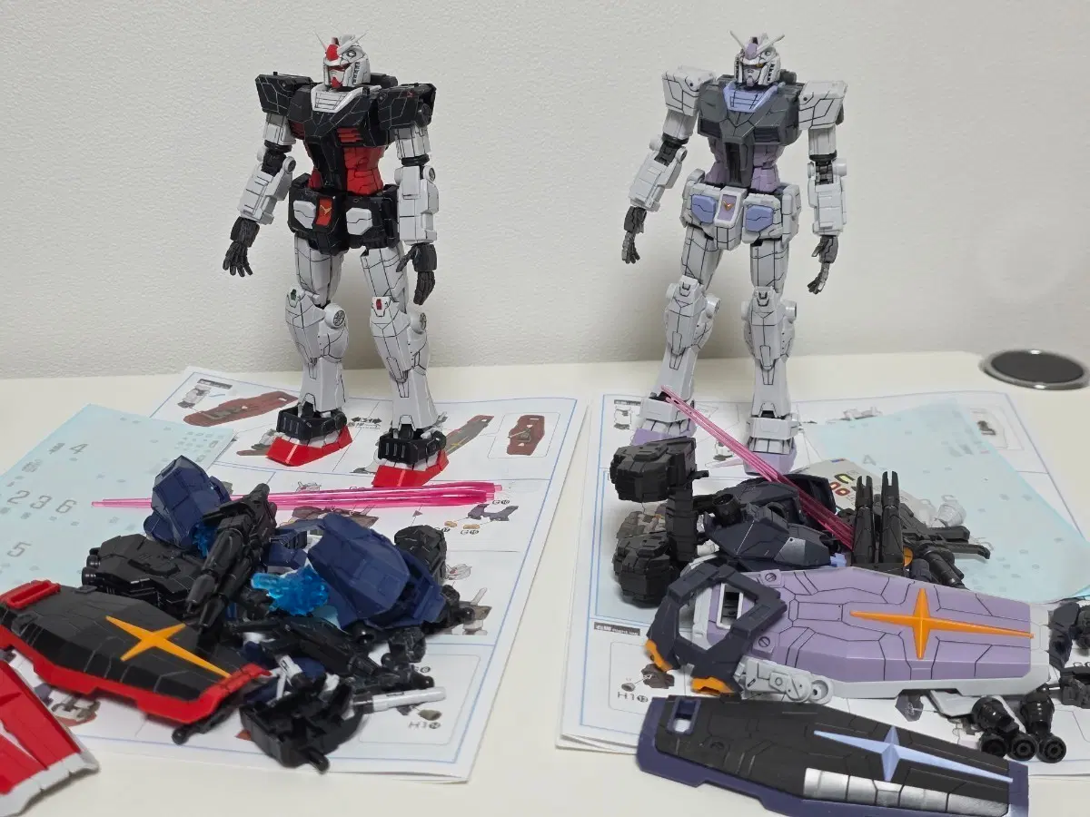 (중국제)HG 요코하마 RX-78F00 건담 고기동형 2종 (프로토타입건담,G-3건담)
