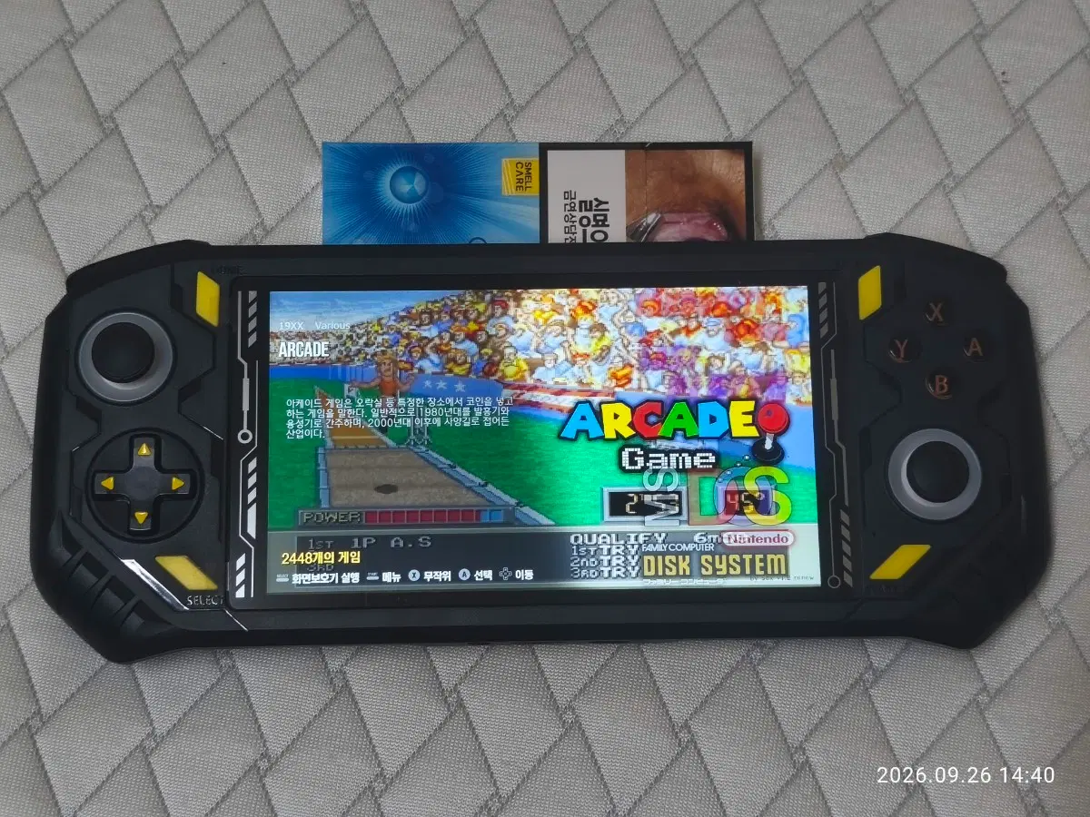 RG52MINI 128GB 한방팩적용 팝니다.레트로게임기 월광보합 r36s