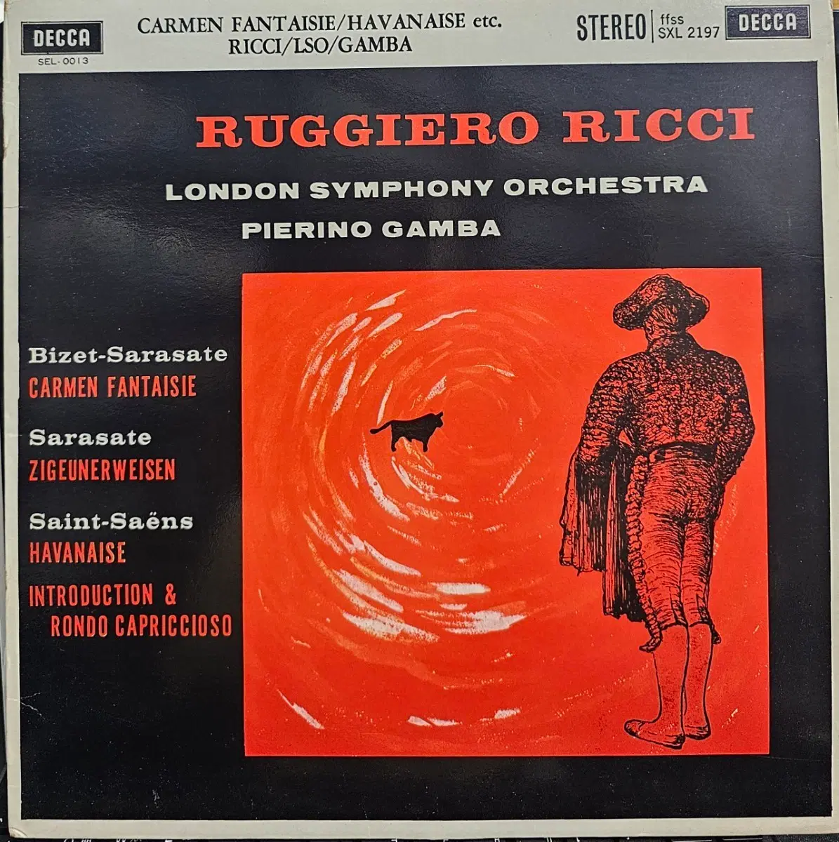 루지에로 리치 Carmen Fantaisie/Havanaise LP