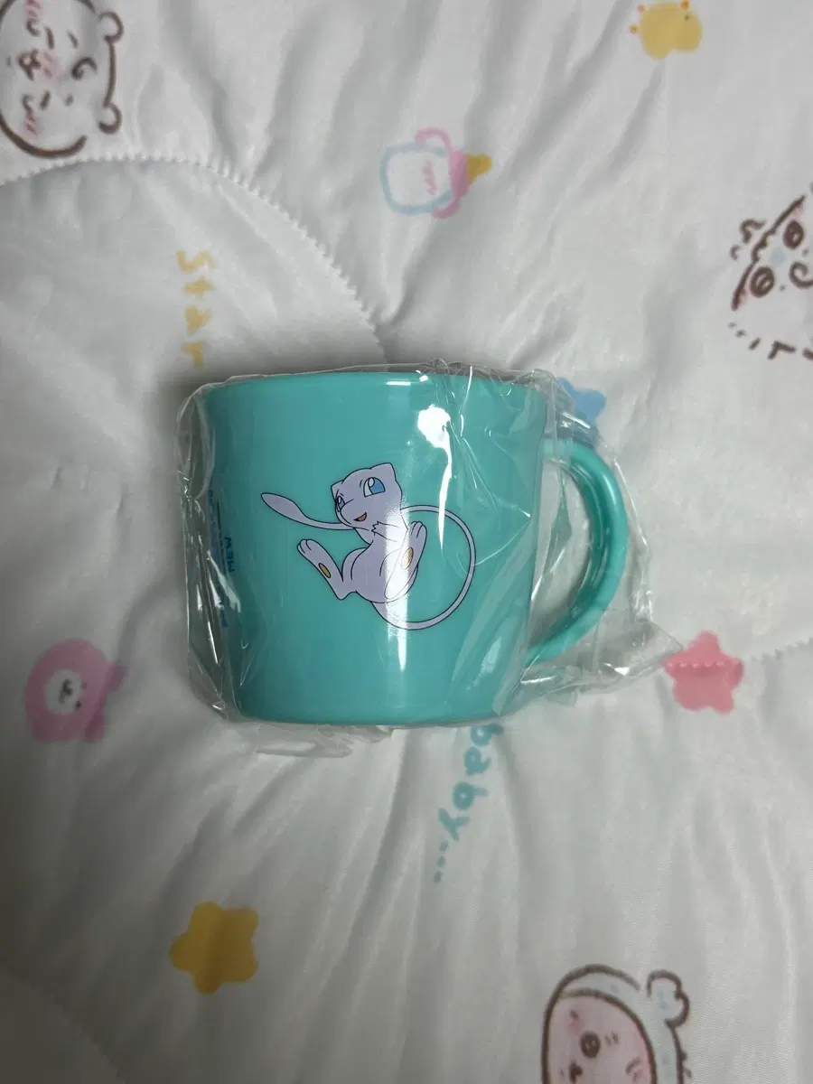 릴팡 포켓몬 더블컬러핸들컵 뮤 새상품