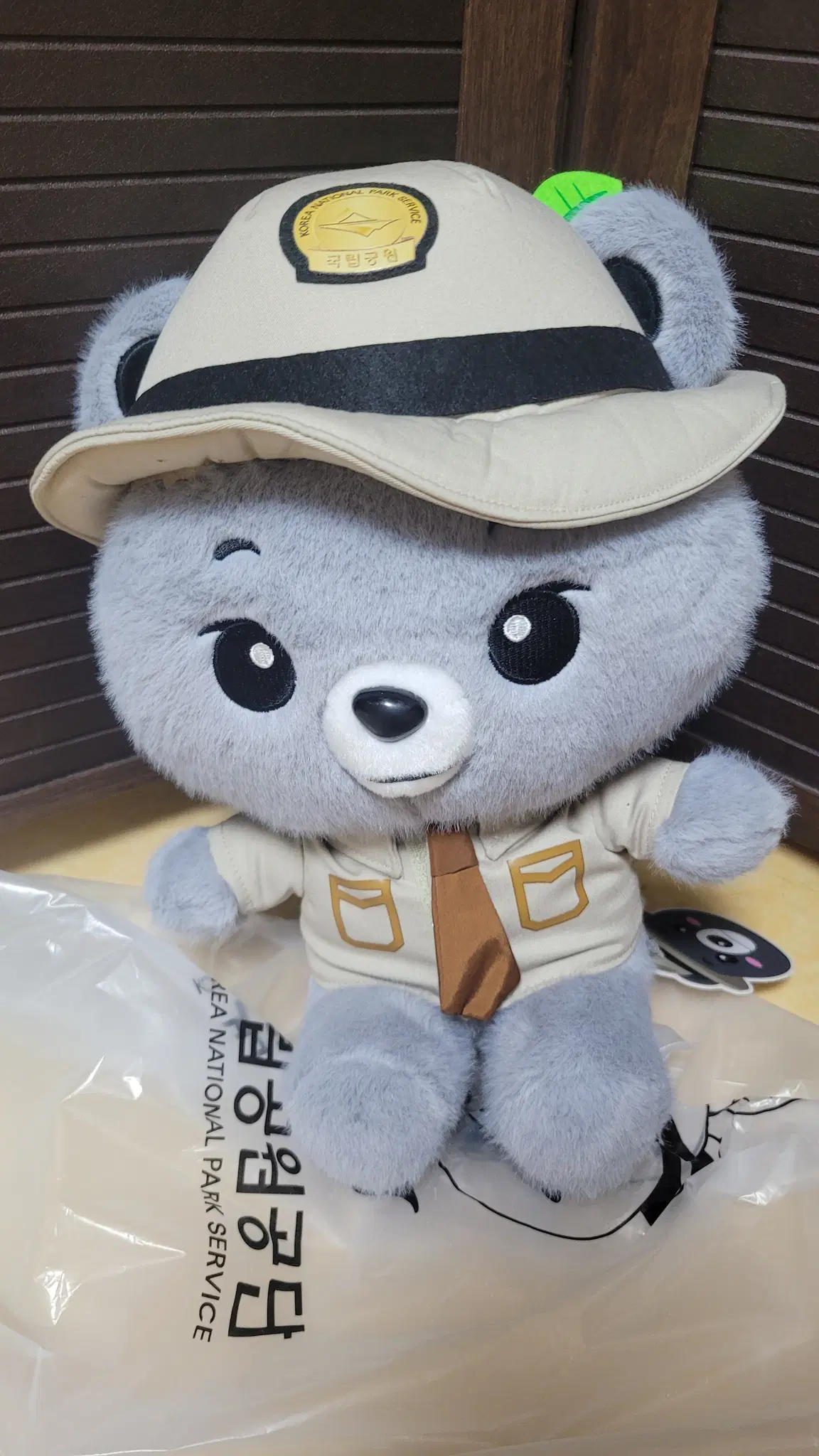 국립공원공단 인형 굿즈 반달이 28cm 인형