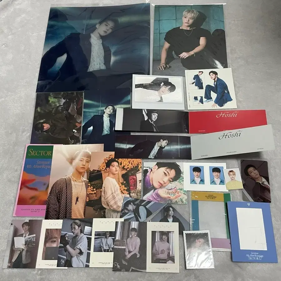 세븐틴 호시 준 도겸 승관 디에잇 정한 공굿 앨범 부록