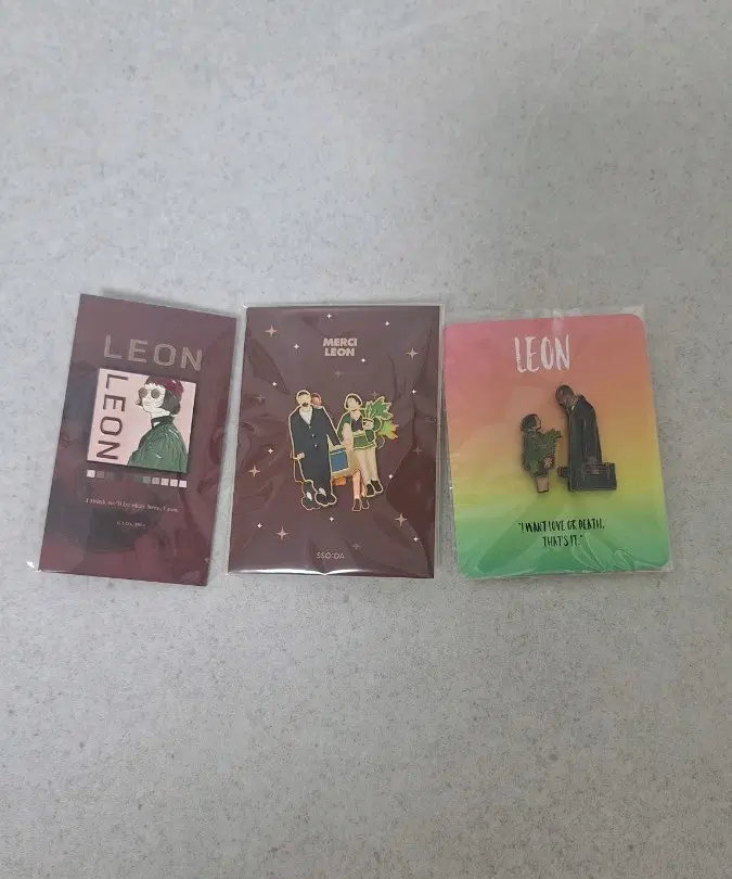 영화 레옹 뱃지 3종