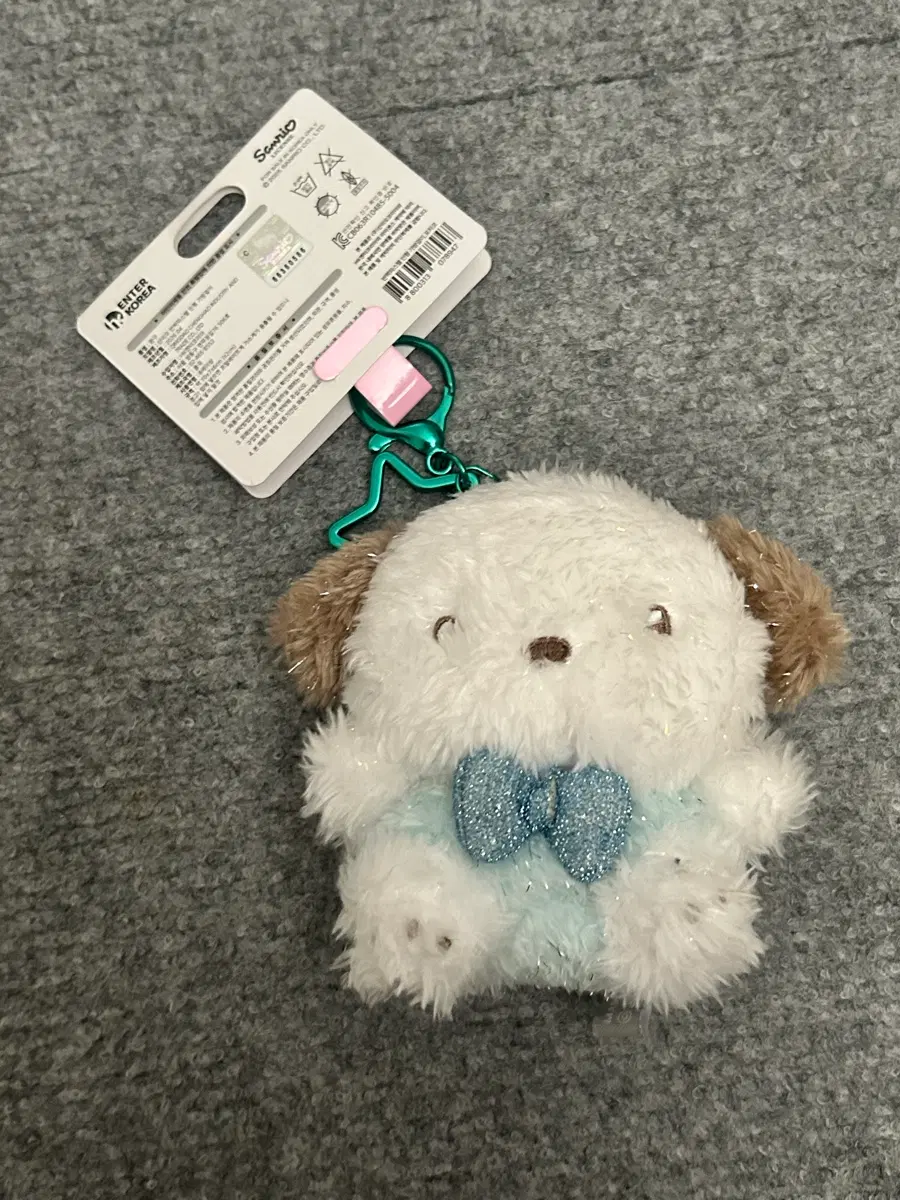 산리오 포차코 반짝 인형 키링