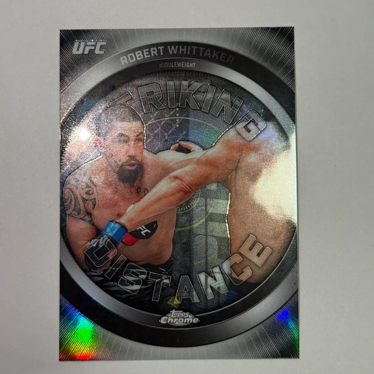 UFC 로버트 휘태커 인서트 탑스크롬 UFC 카드